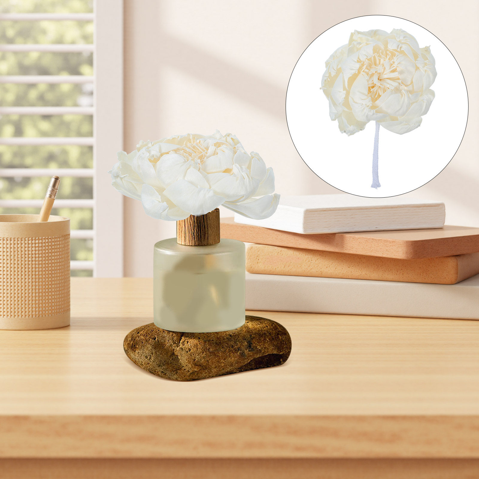 Home Fragrance Usa - Ароматический диффузор в виде головки пиона,