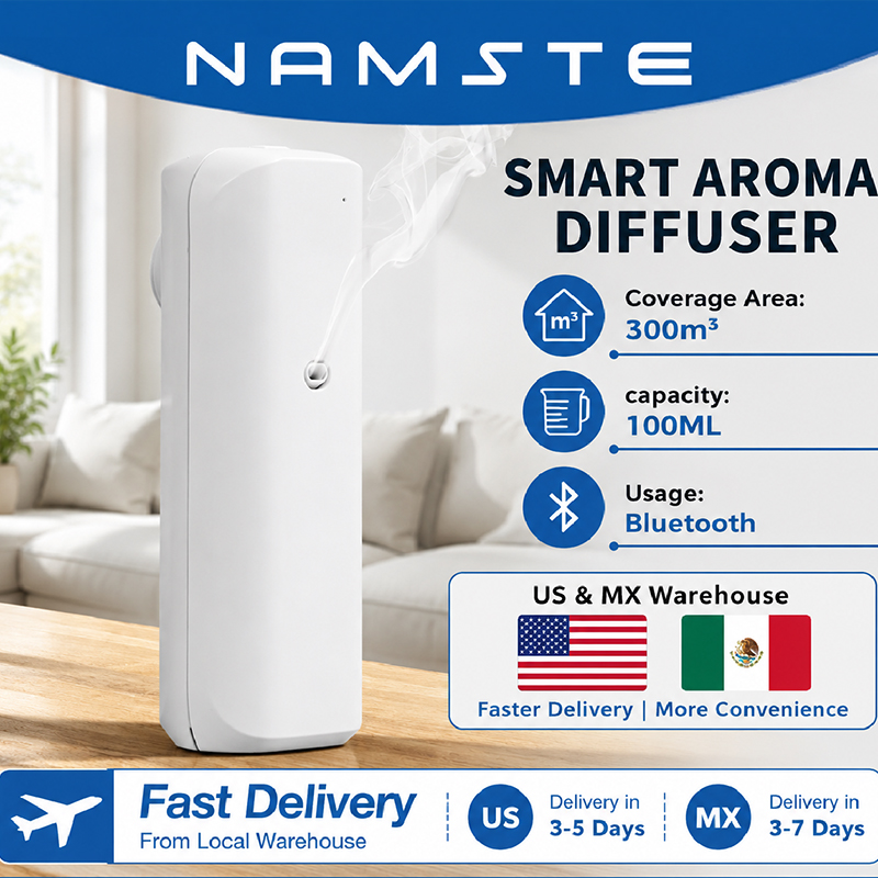 Home Fragrance Best - Аромадиффузор NAMSTE с Bluetooth, диффузор для
